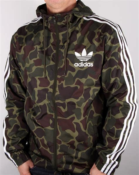 adidas herren camo wb jacke grün|Men's Camo Jackets .